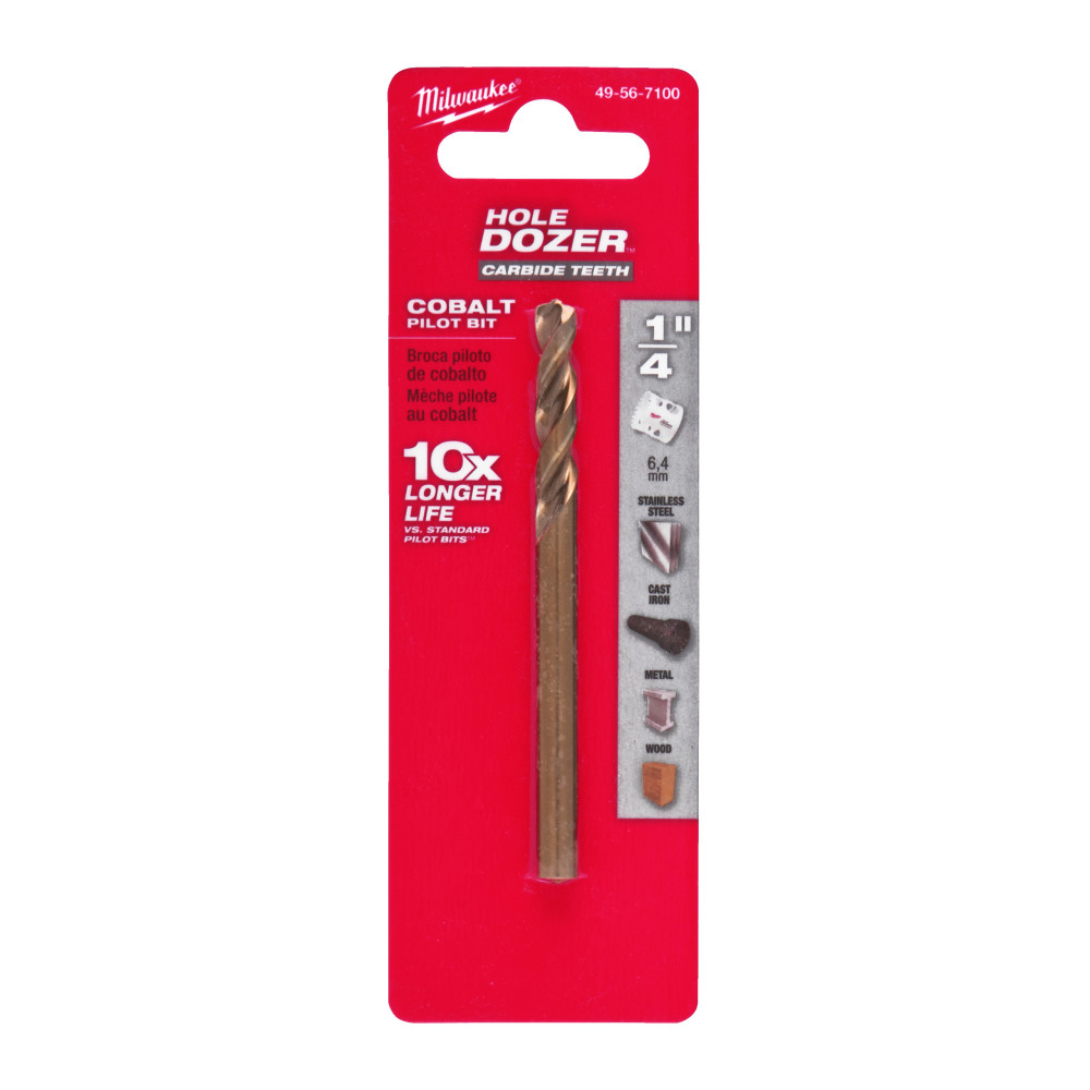 Akcesoria systemowe - otwornice HCS - Holesaw Pilot Drill HSS-Co 6 x 89mm - 1pc