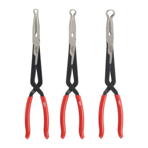 Szczypce długie ze szczękami oczkowymi - Hose Grip Pliers 3 pc Set