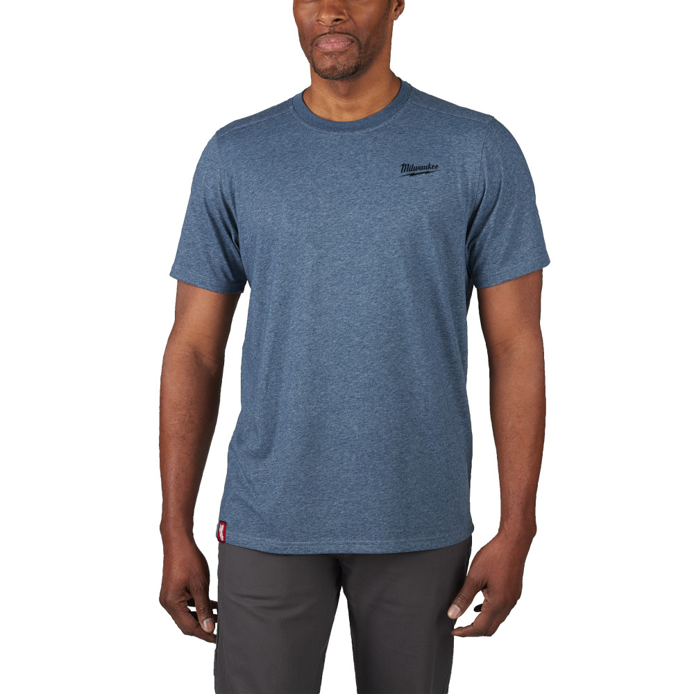 T-shirt z krótkim rękawem - niebieski - HT SS BLU S