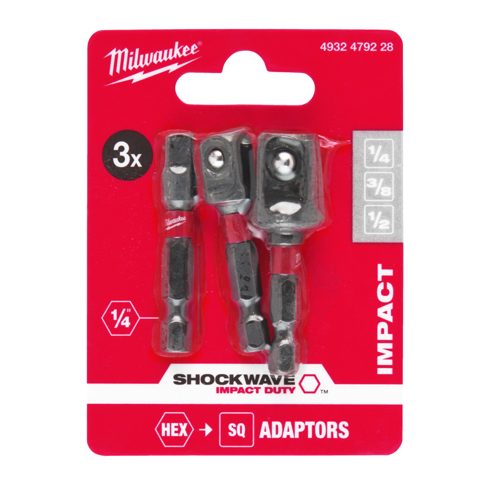 Adaptery nasadek i bitów - Impact adaptor set - 3pc