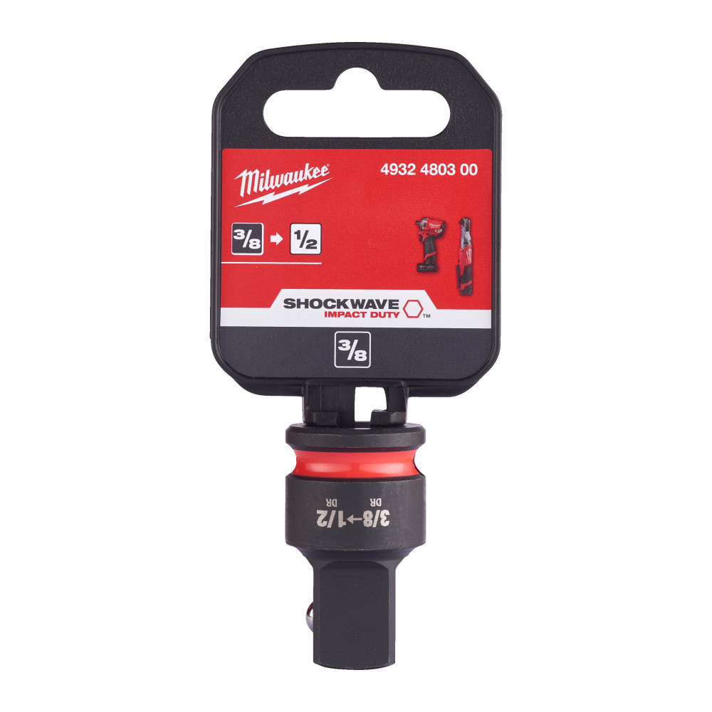 Nasadki udarowe SHOCKWAVE™ IMPACT DUTY ⅜″ - adaptery - Impact socket adaptor 3/8" to 1/2"-1pc