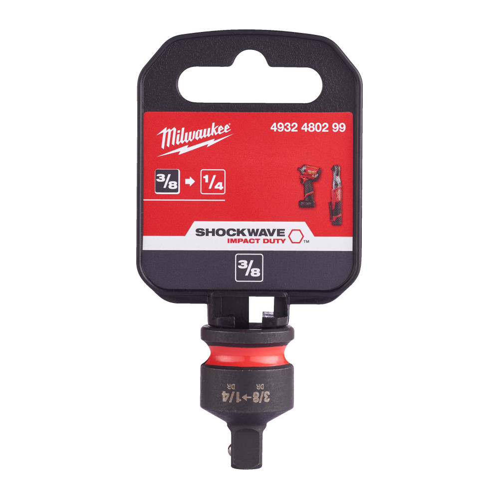 Nasadki udarowe SHOCKWAVE™ IMPACT DUTY ⅜″ - adaptery - Impact socket adaptor 3/8" to 1/4"-1pc