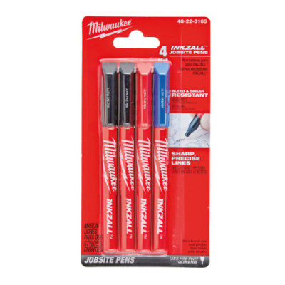 INKZALL™ cienkie markery czarne