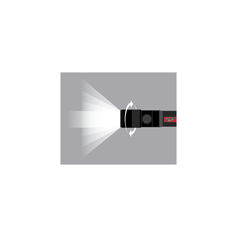 Latarka akumulatorowa USB z regulacją wiązki światła 1 100 Lumenów - L4 TMLED-301