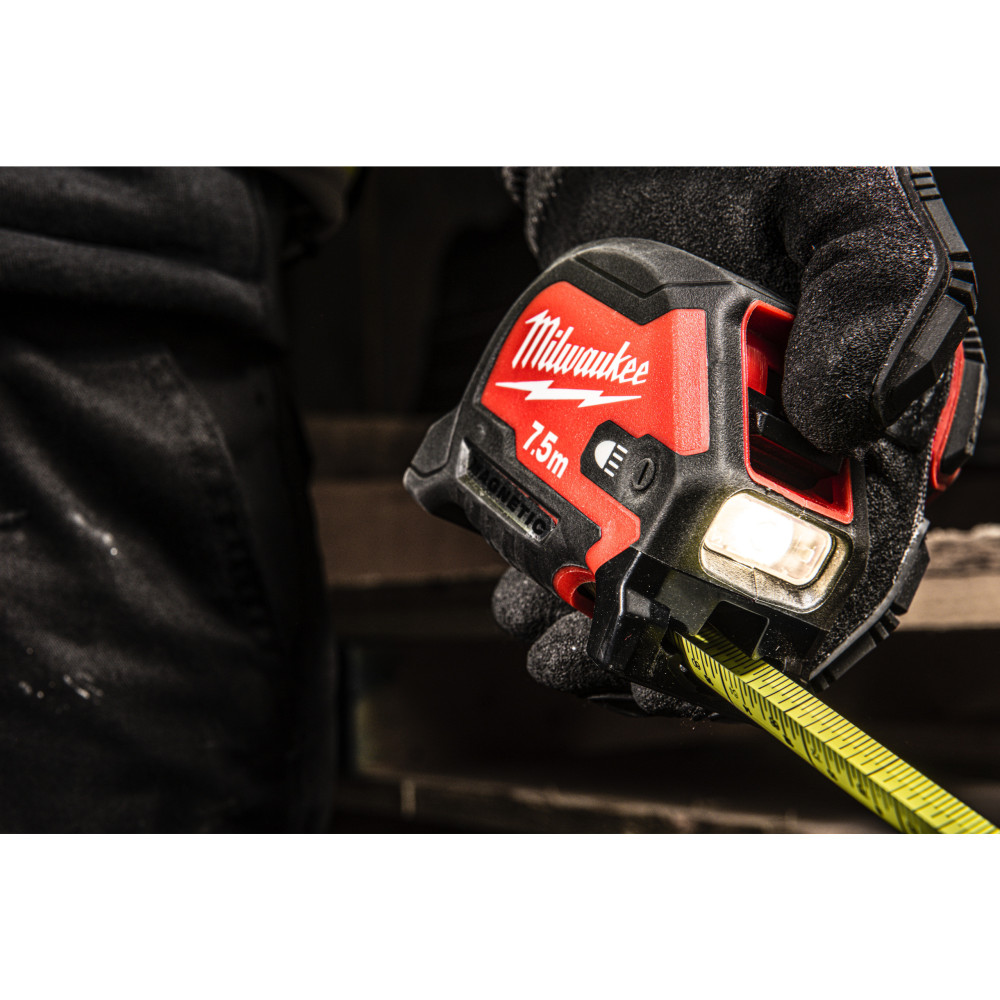 Taśma miernicza LED 7,5 m magnetyczna - LED Magnetic Tape Measure - 7.5 m