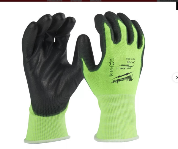 Rękawice odporne na przecięcia o podwyższonej widzialności - poziom A - Pack Hi-Vis Cut A - XXL/11
