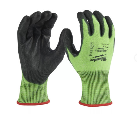 Rękawice odporne na przecięcia o podwyższonej widzialności - poziom E - Hi-Vis Cut E Gloves - 7/S - 1pc
