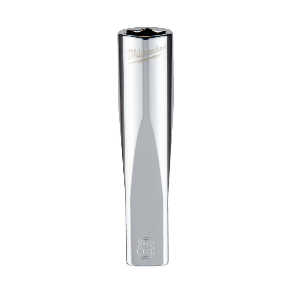 Nasadki chromowane ¼″ - 1/4 Drive Socket - Metric Deep - 8 mm